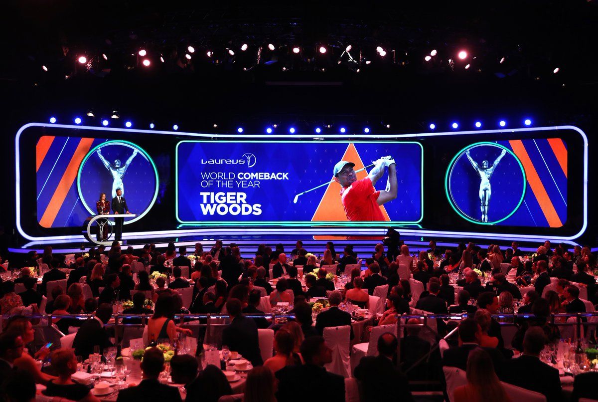 TIGER GANA »REGRESO DEL AÑO» DE LAUREUS