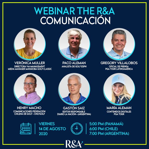REALIZAN WEBINAR SOBRE COMUNICACIÓN Y EL GOLF LA