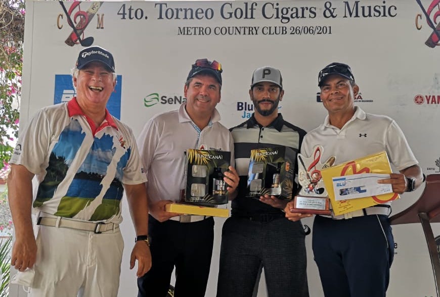PÉREZ Y MORALES GANAN EL »GOLF, CIGAR &#038; MUSIC» 2021